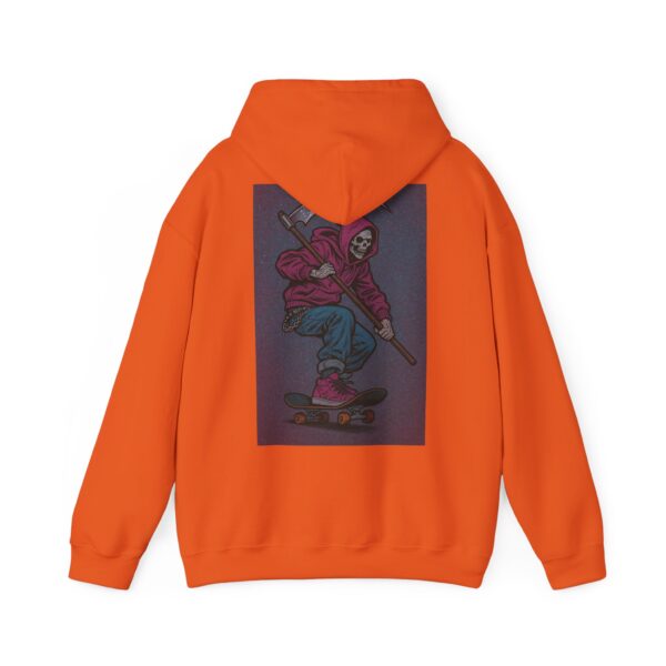 Vibrant Skateboarder Hoodie - Unisex Heavy Blend Sweatshirt, Trendy Streetwear, Cool Gift for Skaters, Casual Wear, Seasonal Style – Bild 22