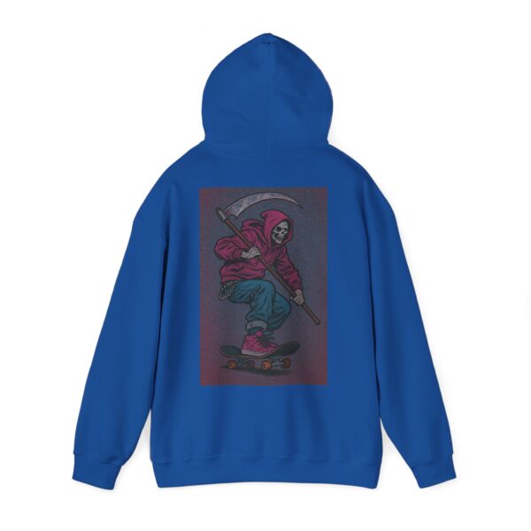 Vibrant Skateboarder Hoodie - Unisex Heavy Blend Sweatshirt, Trendy Streetwear, Cool Gift for Skaters, Casual Wear, Seasonal Style – Bild 55