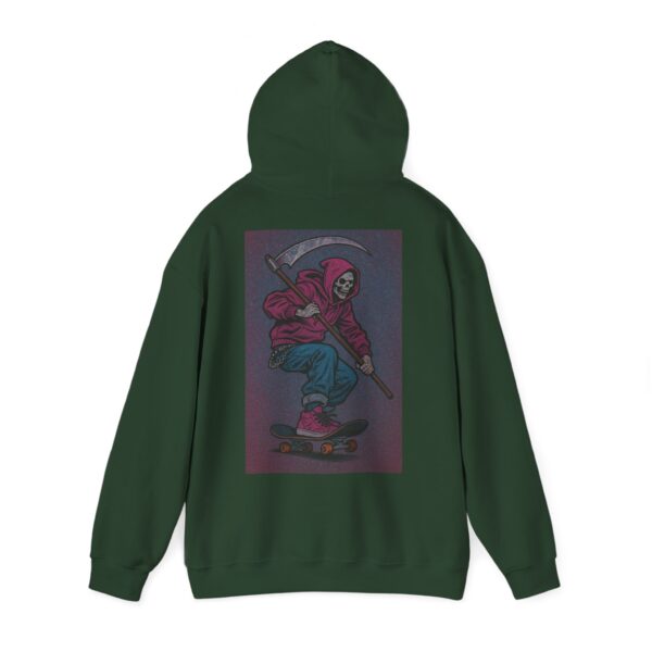 Vibrant Skateboarder Hoodie - Unisex Heavy Blend Sweatshirt, Trendy Streetwear, Cool Gift for Skaters, Casual Wear, Seasonal Style – Bild 39