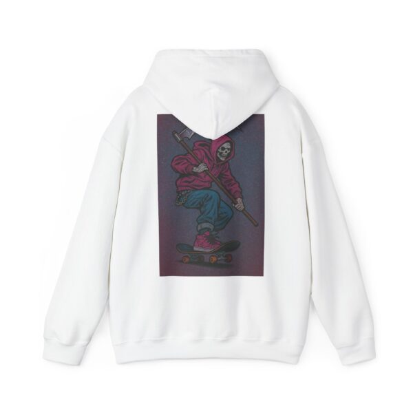 Vibrant Skateboarder Hoodie - Unisex Heavy Blend Sweatshirt, Trendy Streetwear, Cool Gift for Skaters, Casual Wear, Seasonal Style – Bild 2